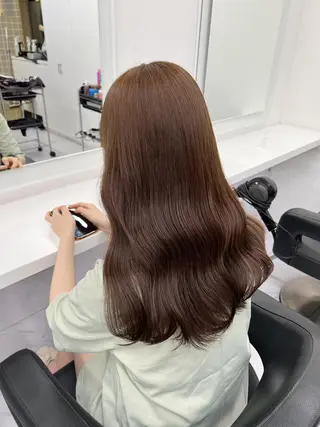 カラー 韓国スタイル🇰🇷 トレンドレイヤー🪡のヘアスタイル