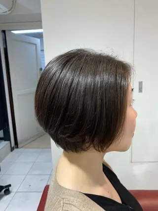 ショート equri×SHISEIDO所属・下田 希/レディースカットのヘアスタイル