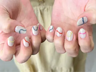 ネイル fumina 💚💛のネイルデザイン