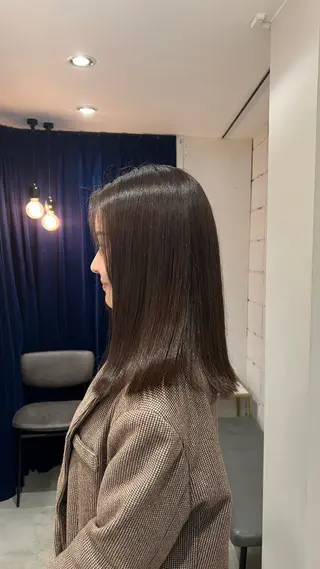 ミディアム パーマ ☆ 透明感カラー HARUKA ☆のヘアスタイル