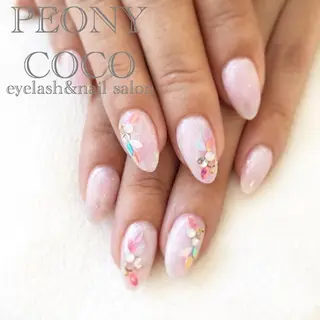 セミロング ネイル マツエク・マツパ Beauty salon STELLA所属・STELLA 大西南帆のマツエク・マツパデザイン