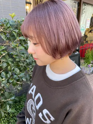 ショート 韓国風ヘア♡ runaのヘアスタイル