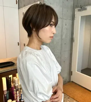 ショート ショートボブ／川崎 子安健太のヘアスタイル