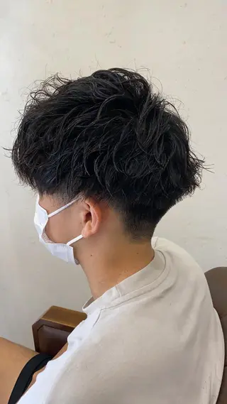 ショート パーマ メンズ 🟢NEGi🟣 🫧髪質改善のヘアスタイル