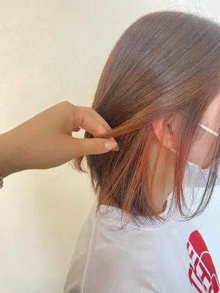 ミディアム カラー ✴︎ヒラガカナ✴︎ ECLAT HAIRのヘアスタイル