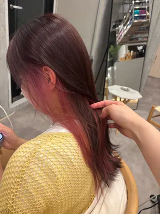 ロング たなき ゆうかのヘアスタイル
