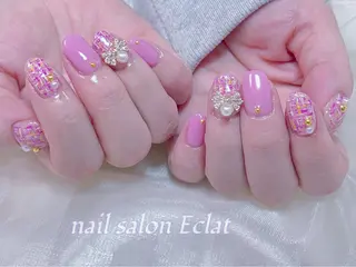 ネイル ネイルサロンエクラ 🫧Shizukaのネイルデザイン