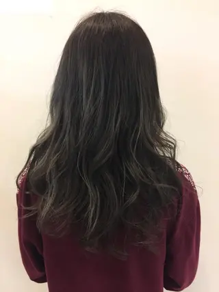 ロング カラー 中村 卓也のヘアスタイル
