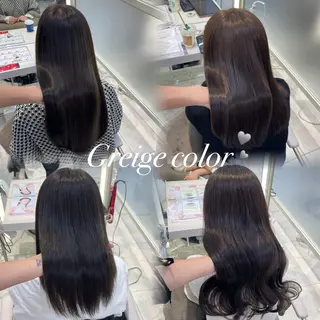 セミロング カラー Hina🫧透明感 カラー🫧のヘアスタイル