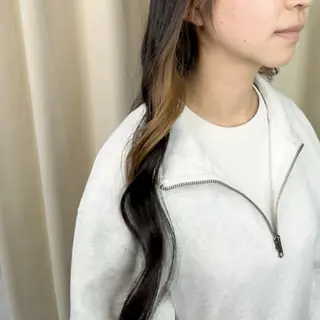 ロング カラー かなざわ みかのヘアスタイル