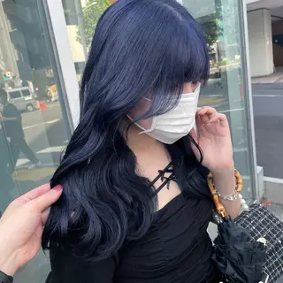 ロング 🦋韓国風カラー🦋 こうせい原宿のヘアスタイル