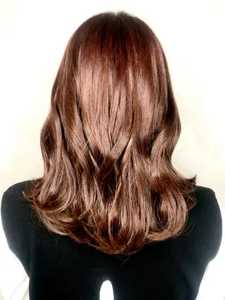 ミディアム 💗艶カラー💗 CECILのヘアスタイル