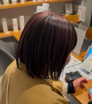 ミディアム 笹川 桃歌のヘアスタイル