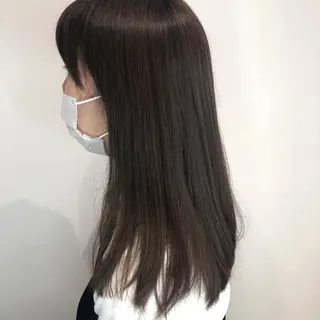 ロング カラー ナカタケ ユウのヘアスタイル
