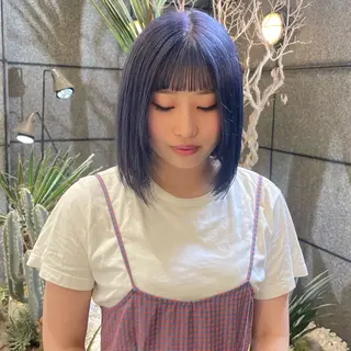 カラー 透明感カラー/ 縮毛矯正/ユイ☆彡のヘアスタイル