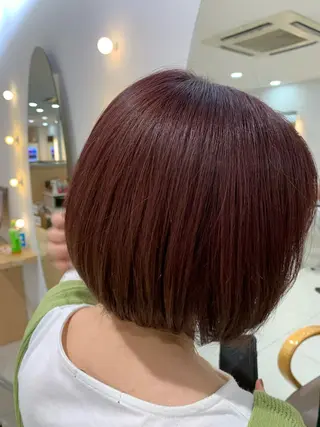 ショート カラー 山下恋佳/矢場町/ ブリーチ/ショートのヘアスタイル