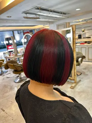 ショート カラー デザインカラー🎨 下北沢 / 磯部のヘアスタイル