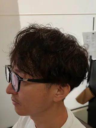パーマ 🫟メンズパーマ地域 最安値🫟✂藤原のヘアスタイル