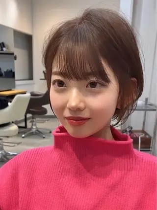 ショート neaf六本木所属・韓国風レイヤー ショート/犬塚 優介のヘアスタイル