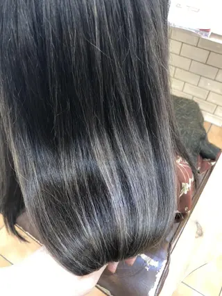 カラー ロング 『髪ドラ』縮毛矯正！ ナオシ トレス富雄店のヘアスタイル