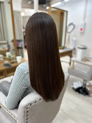 ロング 透明感カラー りゅうせいのヘアスタイル