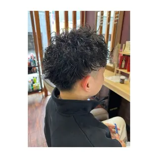 パーマ メンズ 玉田 夕貴のヘアスタイル
