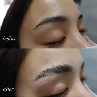 アイブロウ 眉毛ワックス、パーマ 眉だけで垢抜けの眉毛・アイブロウイメージ