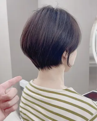 ショート カラー i.+sapporo所属・ショート/レイヤー /札幌/小山内のヘアスタイル