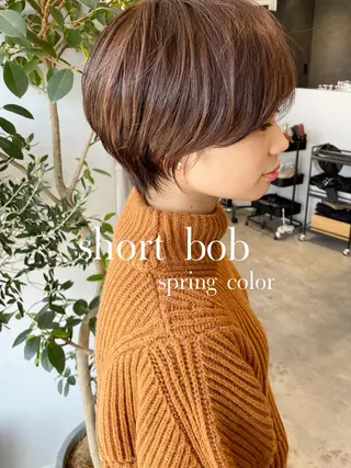 ショート 岸川 恭子のヘアスタイル