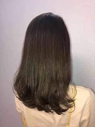 セミロング カラー 💜 MINORI💜のヘアスタイル