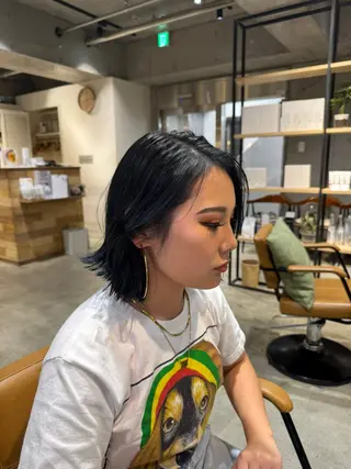 ミディアム カラー La Bonheur hair parfait所属・谷本虎太郎 🌈艶カラー髪質改善のヘアスタイル