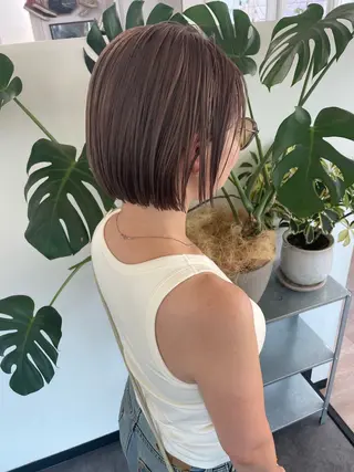 ショート カラー パーマ ヘアアレンジ メンズ キッズ ネイル マツエク・マツパ アイブロウ ゆうか/ カットモデル募集のヘアスタイル