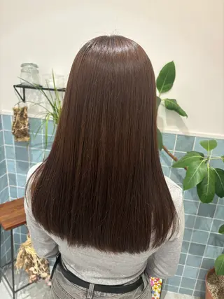 カラー 🍎ダメージレス暖色 カラー🍎あyaかのヘアスタイル