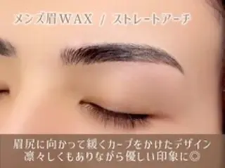メンズ アイブロウ eyelash  salon Rey  仙台駅前店所属・菅原 梨沙の眉毛・アイブロウイメージ