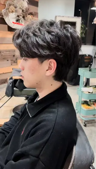 パーマ メンズ 金山/メンズパーマ 西村侑真のヘアスタイル