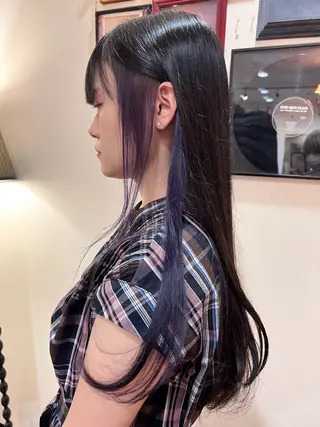 ロング カラー hair&space velon所属・韓国スタイル🫧 サーシャのヘアスタイル