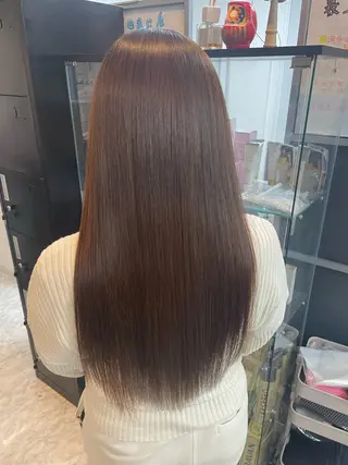 ロング カラー Pas de plan所属・パドゥプロン あんずのヘアスタイル