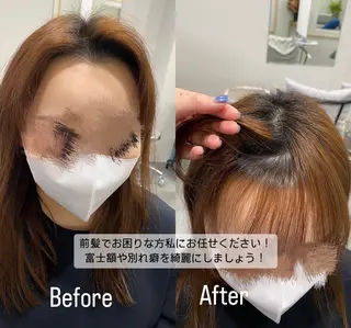 【coco.】hair所属・カジカワサキ/髪質 改善/クロスパーマのヘアスタイル