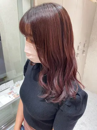 セミロング カラー 🌟透明感カラー🌟 恵比寿/sayuのヘアスタイル