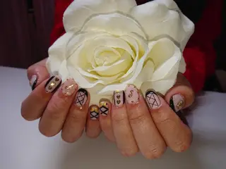 セミロング ネイル nail salon Blancのネイルデザイン