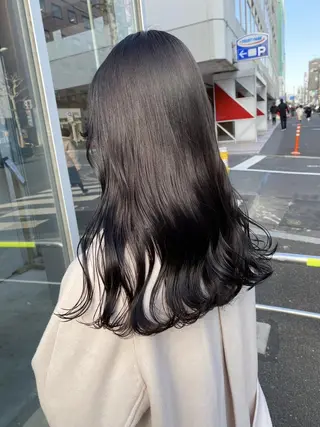 カラー 大人っぽ韓国ヘア 艶髪🤍yuma🤍のヘアスタイル