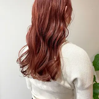 ロング カラー ヘアアレンジ ミズタ マイのヘアスタイル