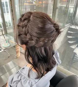 ヘアアレンジ 速水 ゆきののヘアスタイル