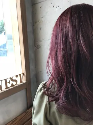 セミロング カラー 竹嶌 健吾のヘアスタイル