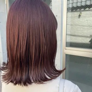 ミディアム カラー ハイトーン/ MANA♡のヘアスタイル