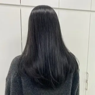 ロング カラー ブリーチなし艶カラー タクト🫧のヘアスタイル