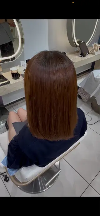 ミディアム ＡＯ所属・透明カラー/ 唯七のヘアスタイル
