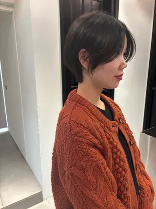 ショート riria/ボブ /ブラウンカラー🎀のヘアスタイル