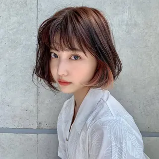 ロング カラー 韓国暗髪🇰🇷レイ ヤー🤍THREEのヘアスタイル
