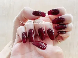 ネイル ネイルリボン 受付スタッフのマツエク・マツパデザイン